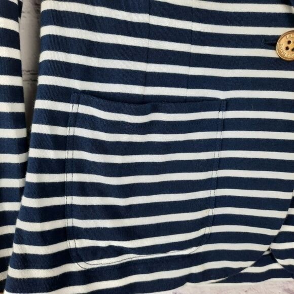 Lauren Ralph Lauren Nautical Stripped Cotton Blazer - Picture 8 of 16